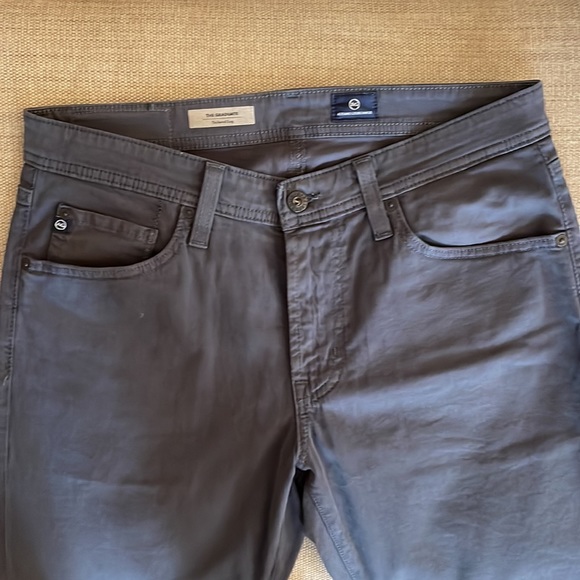 Grey Adriano Goldschmied casual chinos in The Graduate tailored fit. Size M. - Picture 2 of 2